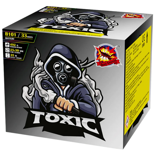 Toxic black scorpion