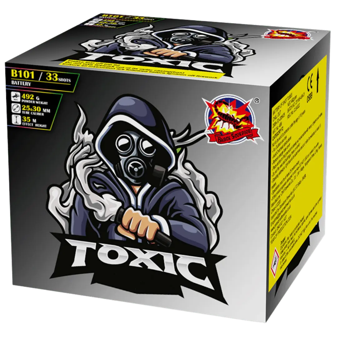 Toxic black scorpion