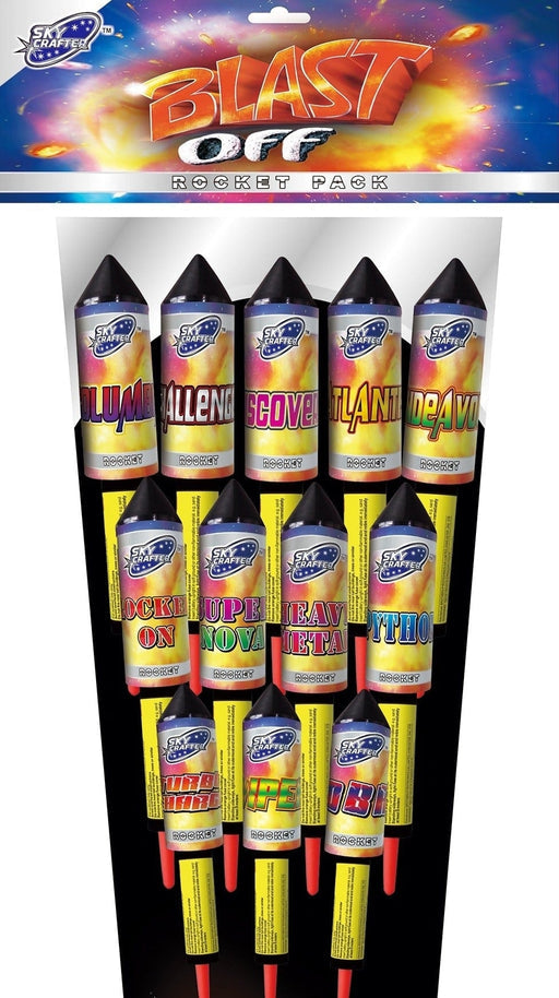 Blast off rockets