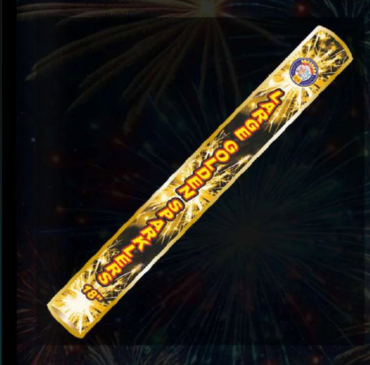 Large golden sparkler 18”